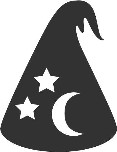 Witch Hat Icon - Wizard Icon (512x512)