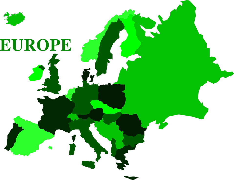 Globe Clipart Europe - Single Euro Payments Area (958x740)