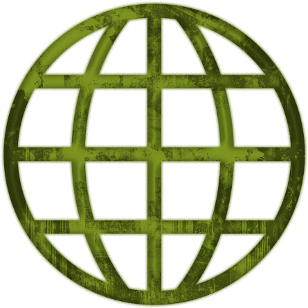 World Globe Clip Art Black And White Download - Internet Clipart Green (512x512)