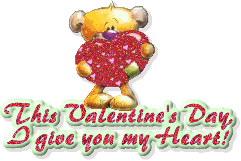 This Valentine's Day I Give You My Heart Love Hearts - This Valentine's Day I Give You My Heart Love Hearts (489x327)