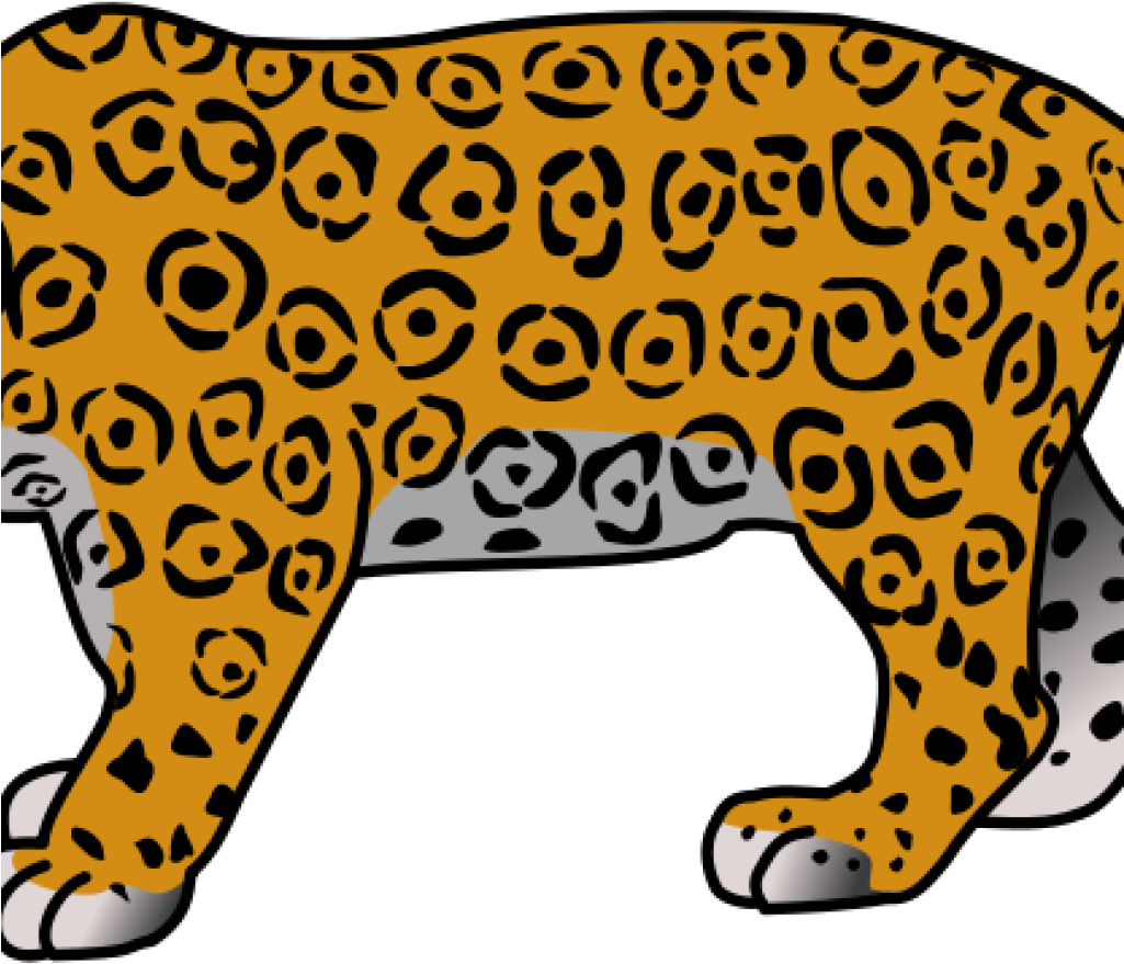 Jaguar Clipart Jaguar Clip Art Black And White Free - Cartoon Jaguar (1024x1024)