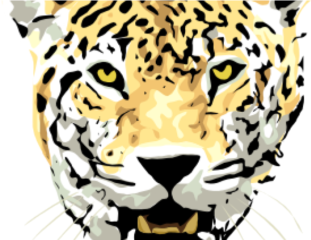 Jaguar Clipart Svg - Leopard Roar Clipart (640x480)