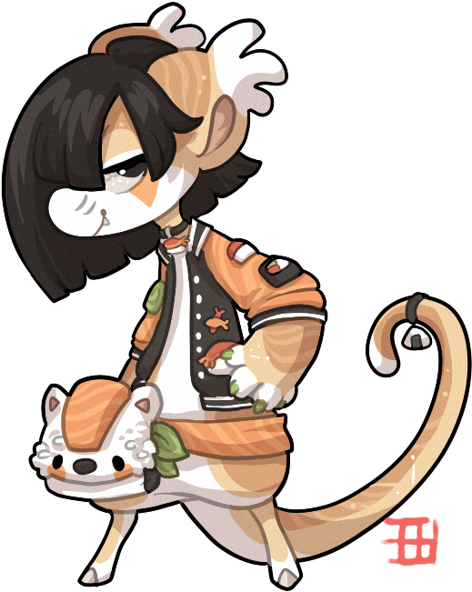 #458 Celestial Bagbean - Shiba Inu (549x670)