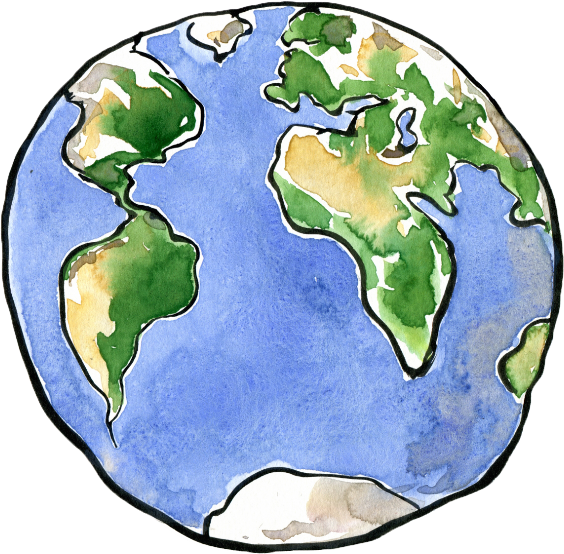 Earth Drawing Planet Clip Art - Earth Illustration (1680x1215)