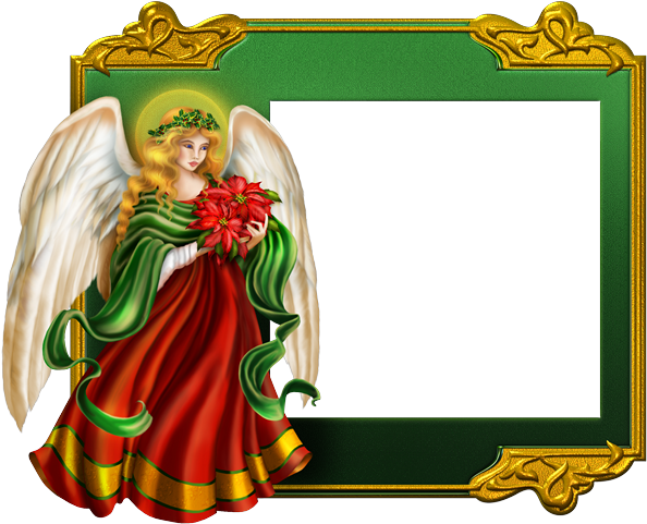 Jaguarwoman's Christmas Cookies Christmas Pine Cones - Christmas Angels Frames Png (603x480)