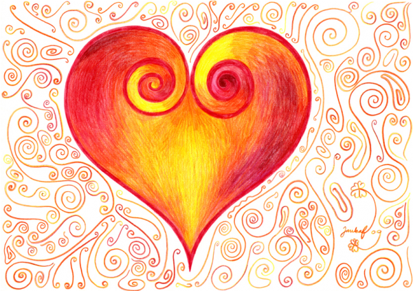 Srdce Volutkové - Heart (600x600)