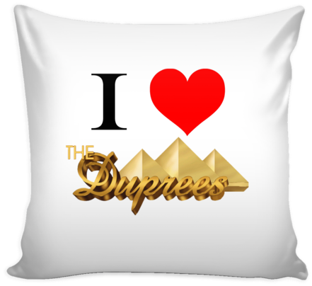 I Love The Duprees Throw Pillow - Am A Woman Of Purpose (500x500)