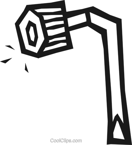 Crow Bar Royalty Free Vector Clip Art Illustration - Crow Bar Royalty Free Vector Clip Art Illustration (437x480)