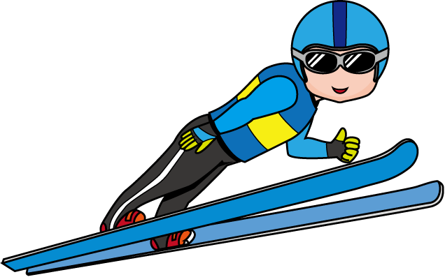 Ski Jumping Clip Art (636x397)