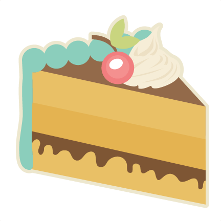 Piece Of Cake Svg Cutting Files For Scrapbooking Slice - Cake Slice Clipart Png (432x432)