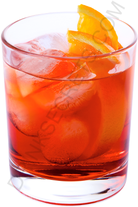 Negroni Cocktail Image - Orange Drink With Alcohol (450x600)