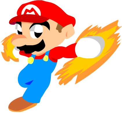 Mario Tornado By Greenate - Cartoon (422x392)