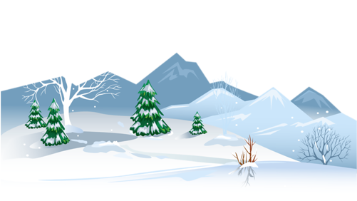 Winter Ground With Snow Png Clipart Image - Snow On Ground Clipart (500x288)