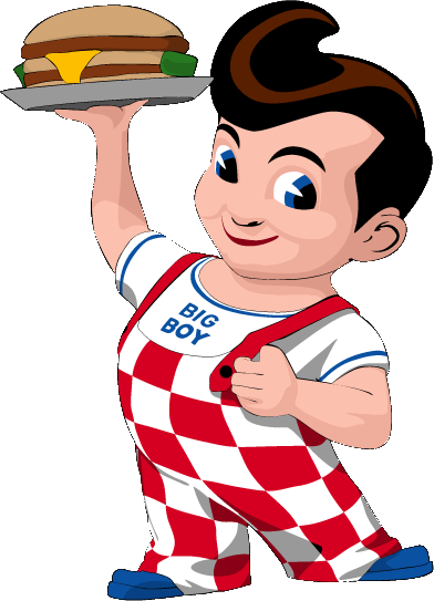 Big Boy Clipart - Bobs Big Boy Gif (392x543)