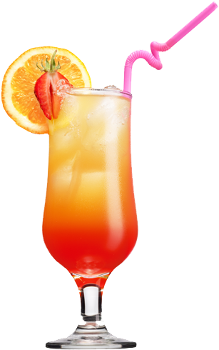 Verre Cocktail Png - Tequila Sunrise Cocktail Png (347x521)