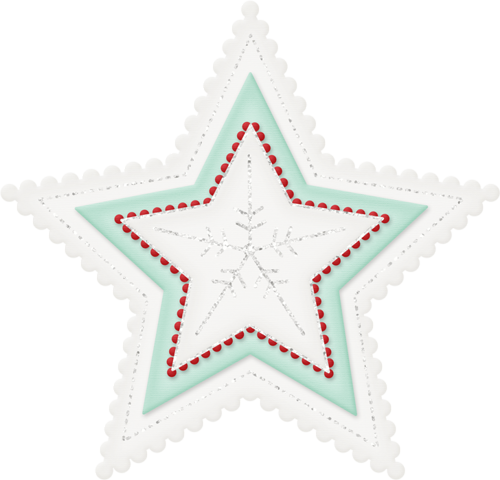 Jss Heavenly Star Flake Multi 1 - Star Cute Vector (500x480)