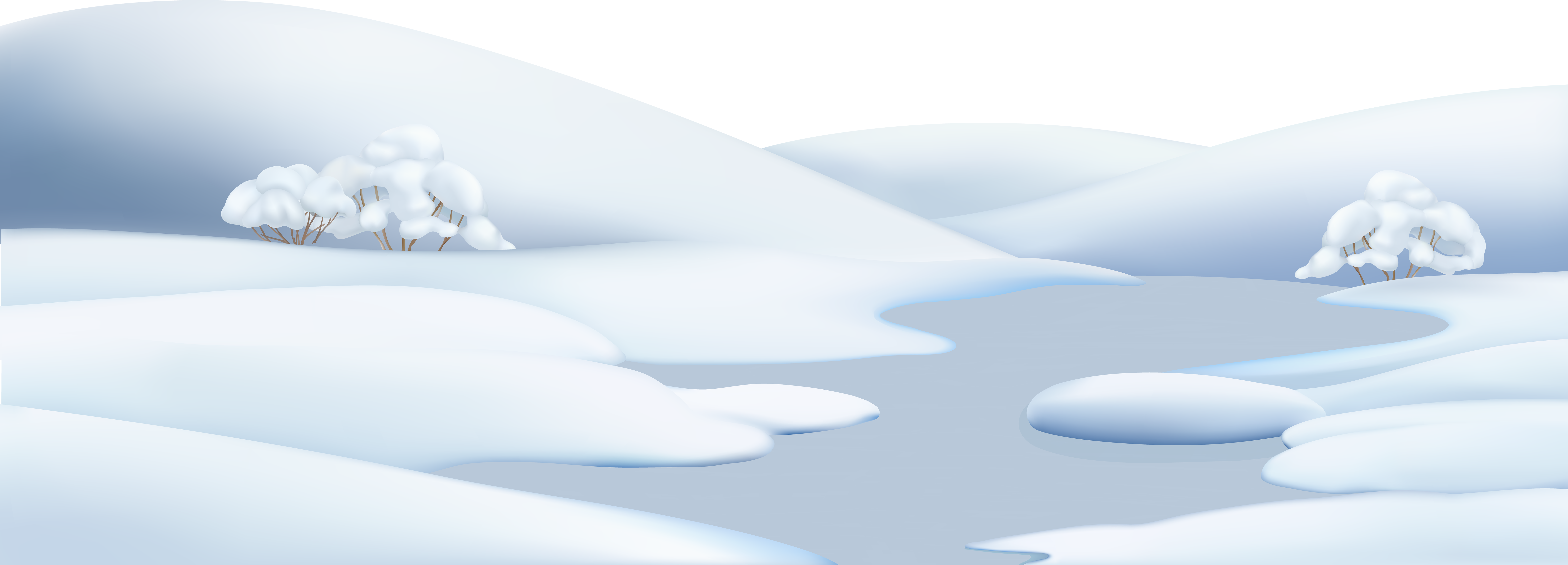 Snow Clip Art - Snow Ground Png (8000x3250)