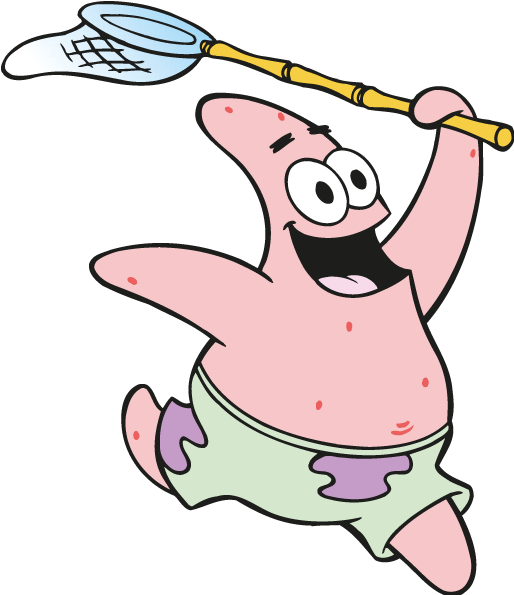 Patrick Star Mrs - Clipart Spongebob And Patrick (520x600)