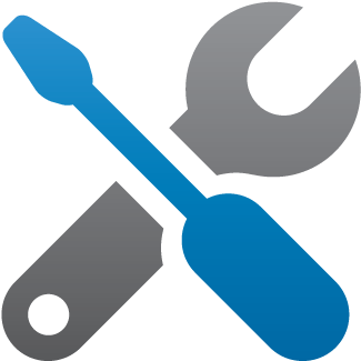 Service Department, Wrench Icon Image - Air Conditioner Service Icon (396x388)