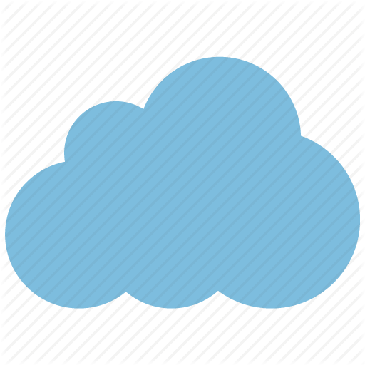 Cloud, Clouds, Data, Database, Server, Storage, Weather - Cloud Weather Icon Png (512x512)