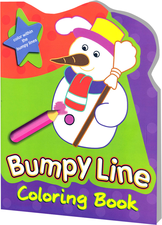 Picture Of Bumpy Line Coloring Book - Bumpy Line Colouring Book (1000x1000)