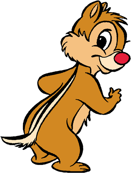 Chipmunk Clipart Dale - Chip And Dale Chip (475x599)