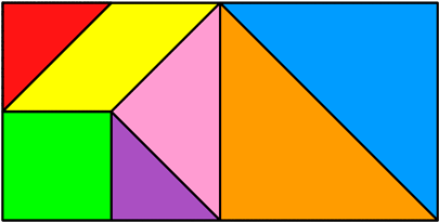 Tangrams In A Rectangle (420x420)