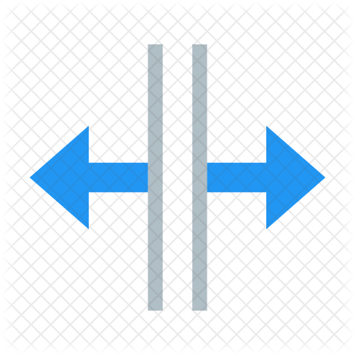 Divider Icon - Arrow Back And Forth (512x512)