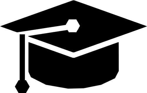 Square Academic Cap Computer Icons Portable Network - Transparent Background Graduation Icon (500x500)