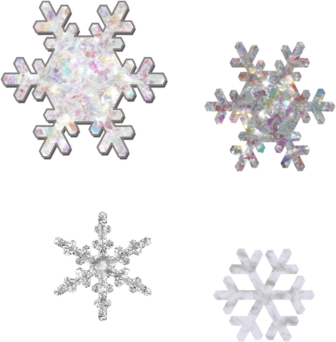 Free White Snowflake Clipart Transparent Background - Christmas Backgrounds For Ipod (1600x1600)