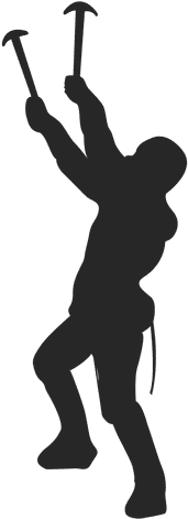Rock Climbing Silhouette Png (512x512)