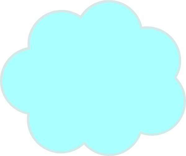 Blue Thought Bubble Svg Clip Arts 600 X 502 Px - Clip Art (600x502)