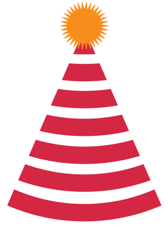 Party Birthday Hat Icon - Gorro De Cumpleaños Icono (439x550)