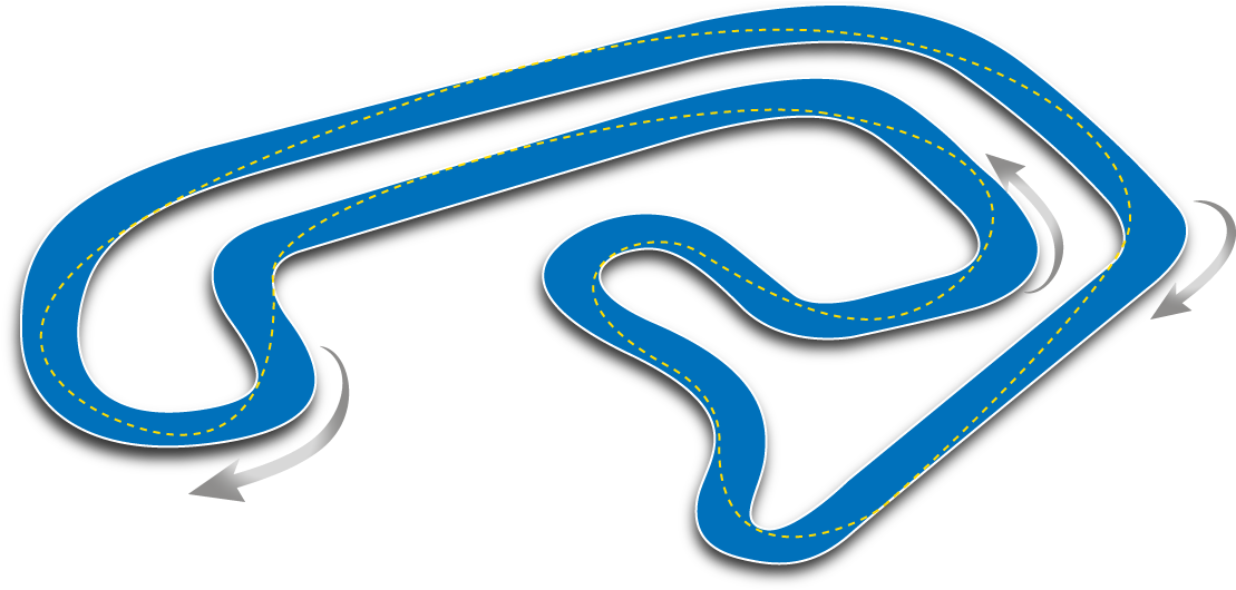 Race Track Transparent Images - Brentwood Karting Racing Line (1153x529)