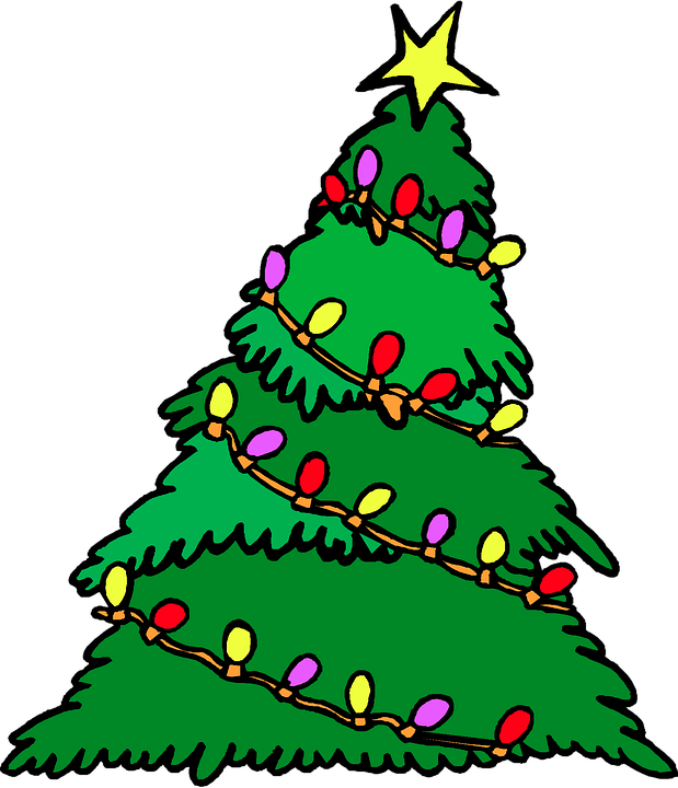 Cartoon Christmas Tree 23, Buy Clip Art - Wacky Redneck Hillbillies - Wacky Christmas (619x720)