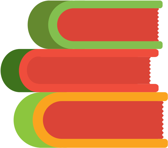 U 1 F 4 Da Books - Clip Art (568x568)