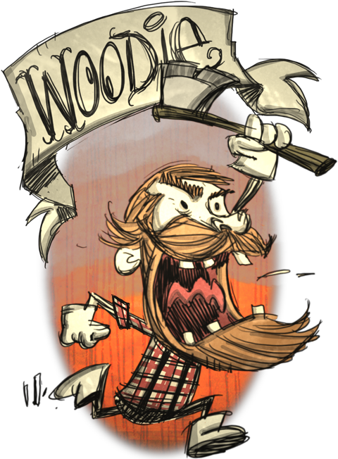Woodie - Don T Starve Together Woodie (561x720)