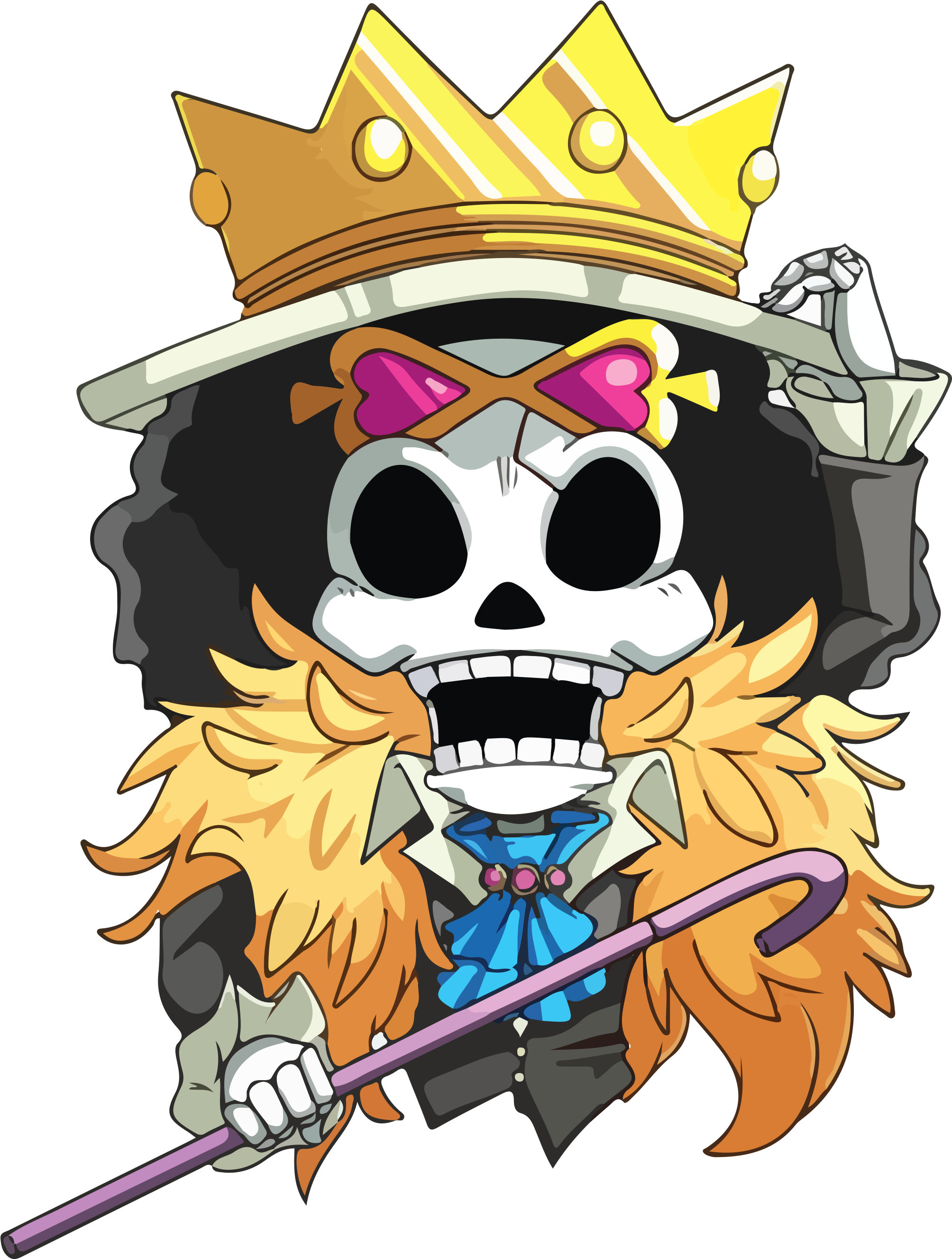 #onepiece #brook #soulking #soul #music #kawaii #cute - Brook One Piece Cartoon (3000x3000)