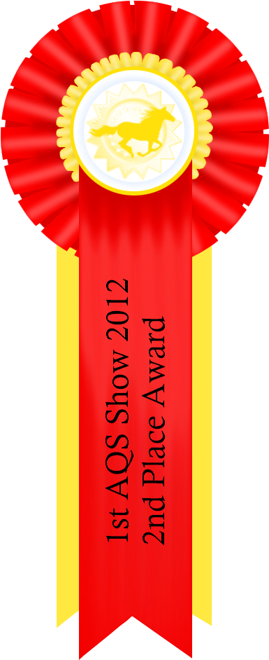 1st Aqs Show 2012 2nd Place Ribbon By Agent Q Amalgamation - 4th Place Ribbon Transparent (400x1000)