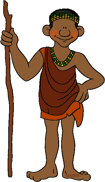 San Clip Art By Phillip Martin, San Woman - San Clipart (383x648)