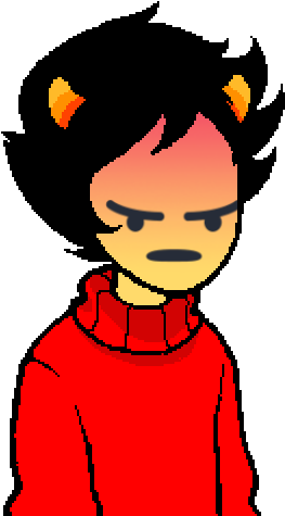Kanny *trying Hard To Not Laugh* - Kankri Talksprite (350x480)