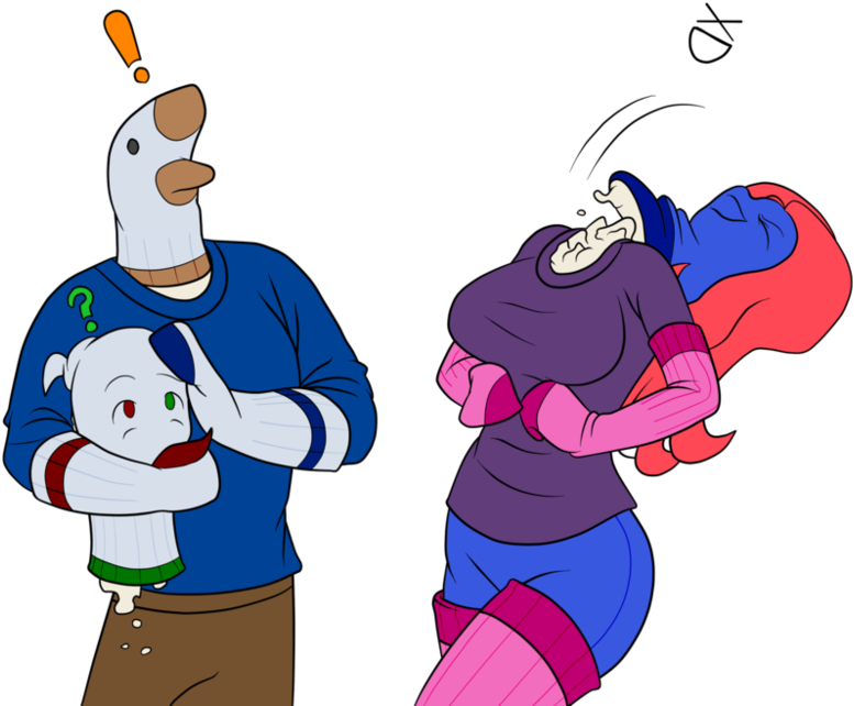 Laughing Your Head Off By Jesebellegg By Cloth-king - Redux (999x799)