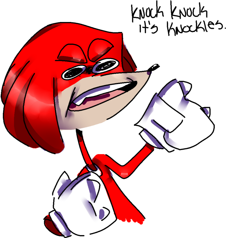 Knock Kncok Guess Who By 800080st - Cartoon (891x896)