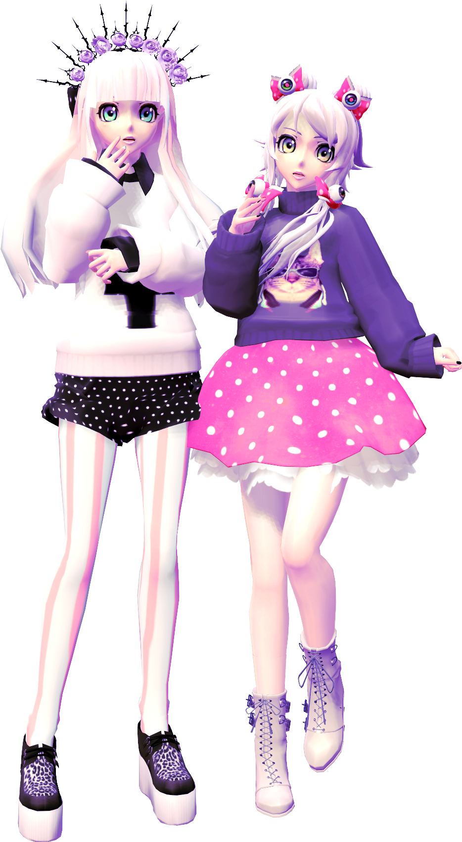 Pastel Goth By Ichigimy Pastel Goth By Ichigimy - Mmd Pastel Miku Models (1200x1700)
