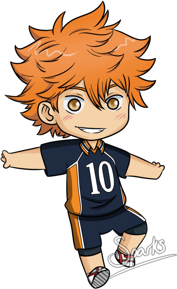 Hinata Shouyou Chibi By Sparksreactor On Deviantart - Hinata Shoyo Chibi Png (1024x1024)