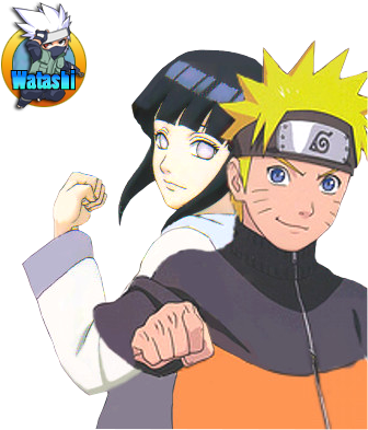 Naruto And Hinata By Watashi-mina - Naruto Shippuden Ultimate Ninja 5 (361x424)