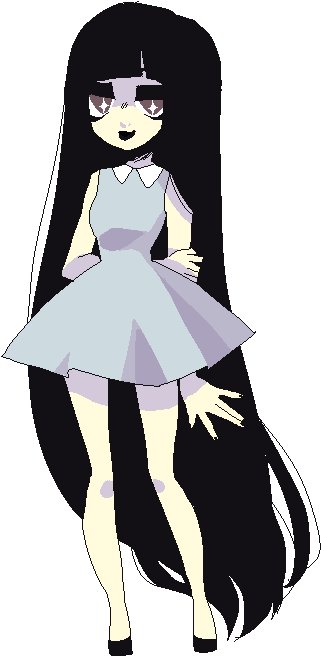 Pastel Goth Girl By Dollieguts - Pastel Goth Draw (400x700)