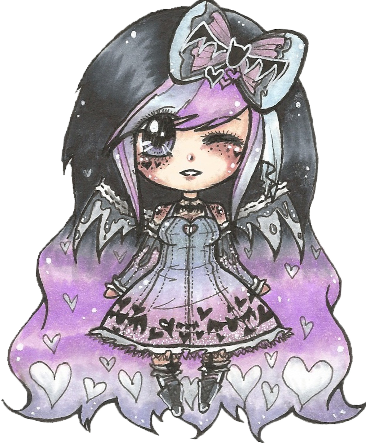 28 Collection Of Kawaii Pastel Goth Drawing - Pastel (732x886)