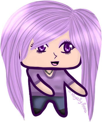 Pastel Goth Chibi By Abaddono - Cartoon (360x429)