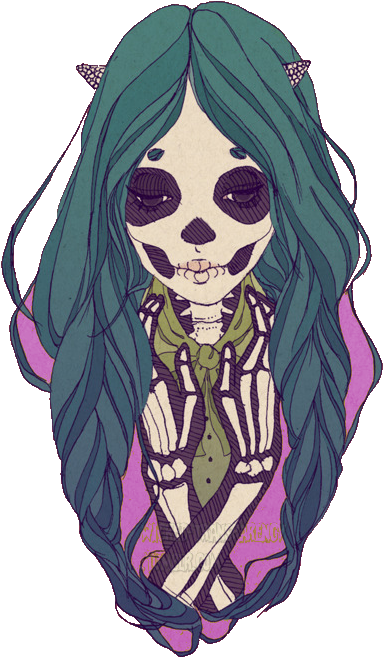 Art Image - Sugar Skull (395x664)